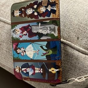 NWT Haunted Mansion Loungefly Zip Around Wallet Never Used
